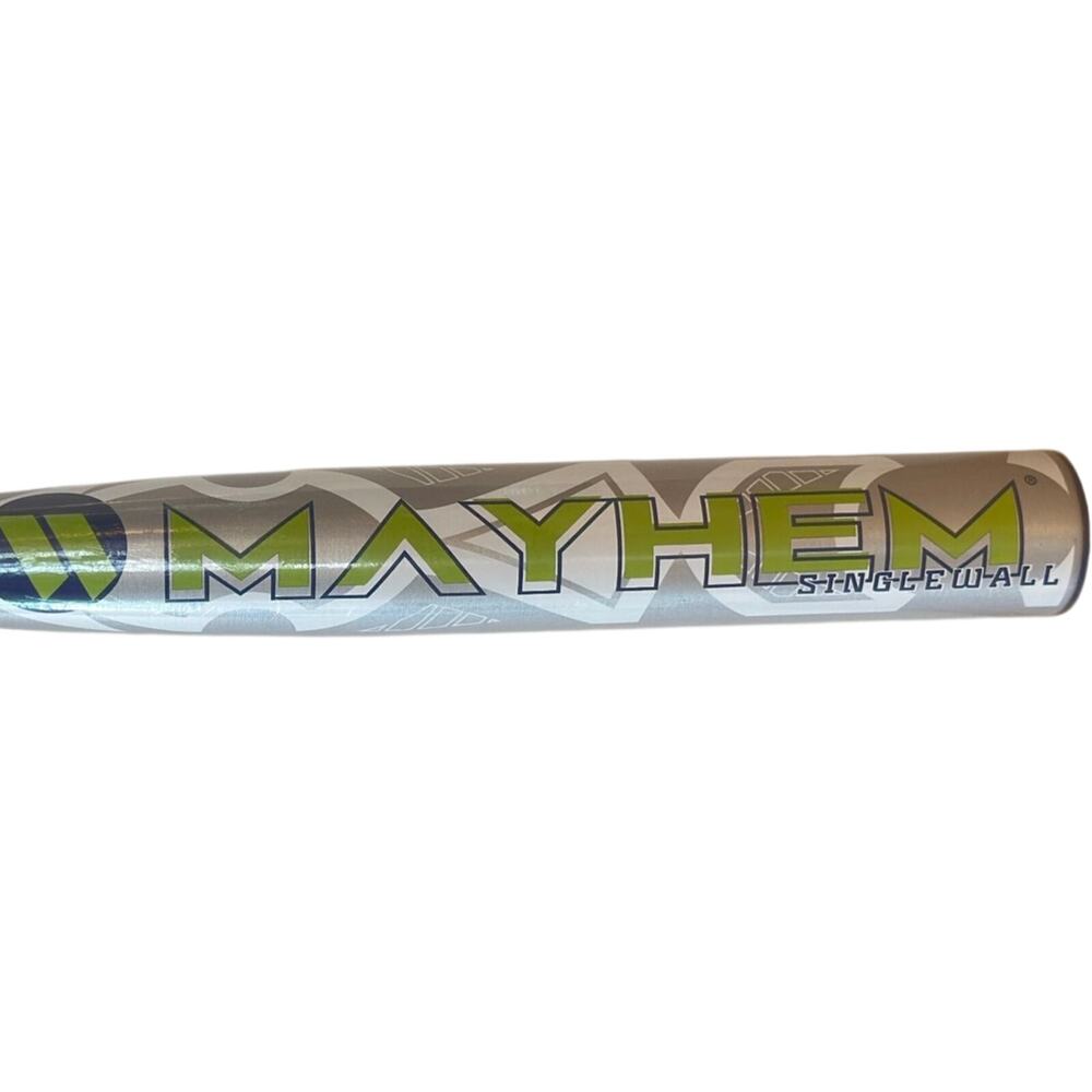 Worth Mayhem Softball Bat 34/28 All Association Singlewall 2 1/4 Barrel WM20AA
